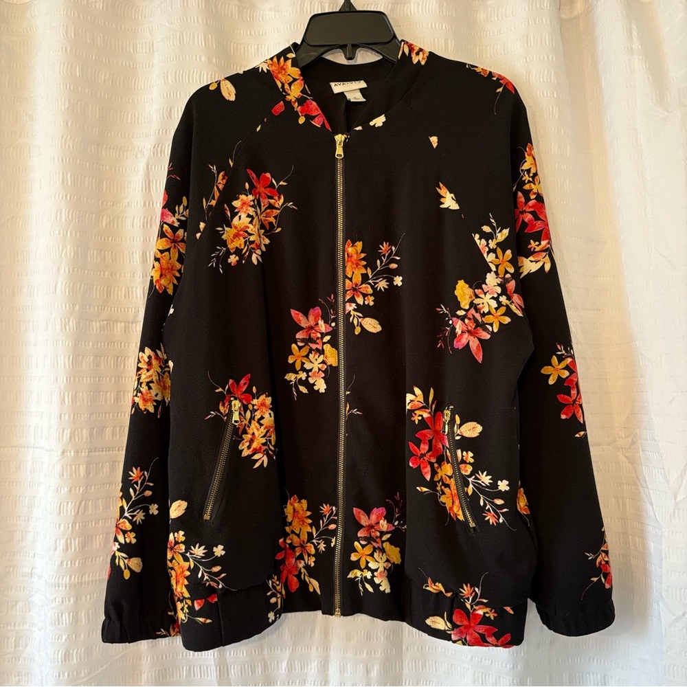 Floral Bomber Jacket